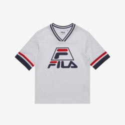 Fila Baccarat Short Ball - Poikien Poolopaita - Valkoinen | FI-47731